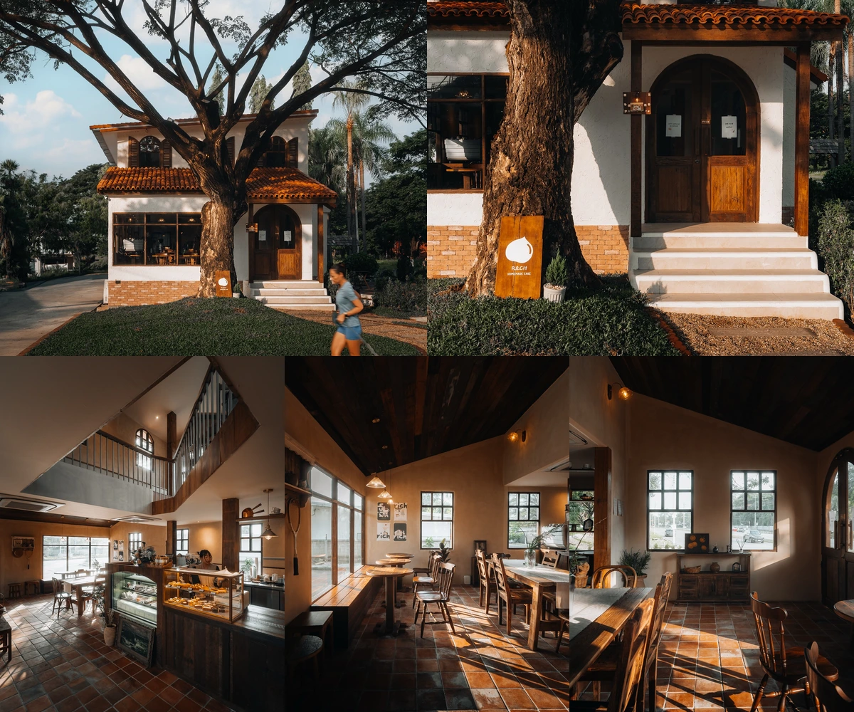 ภาพรีวิว Rich Homemade Cake • รวมโชค — บ้านคาเฟ่ใต้ต้นไม้ใหญ่ในย่านรวมโชค