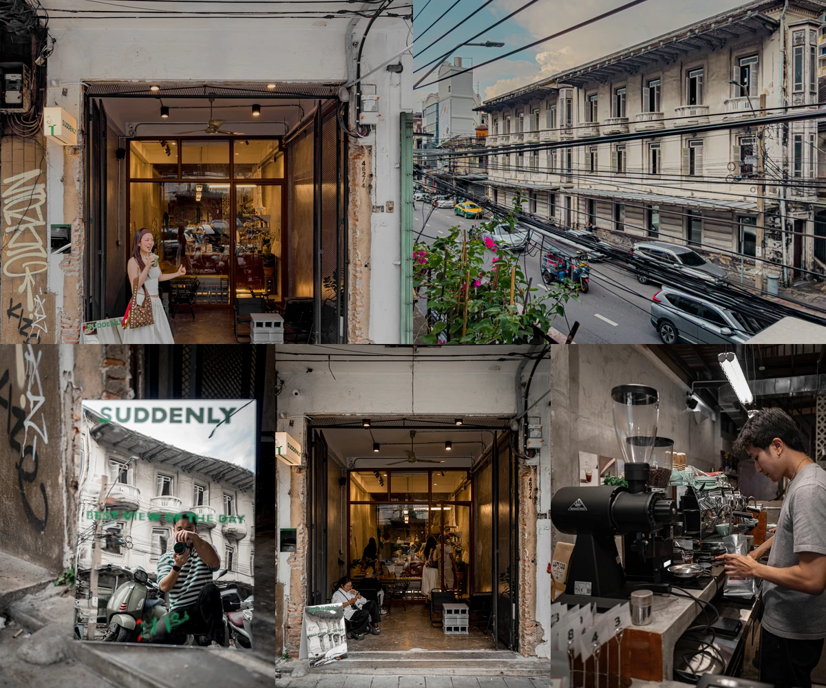 ภาพรีวิว Suddenly Cafe — กาแฟและบรันช์ในอาคารย่านหัวลำโพง