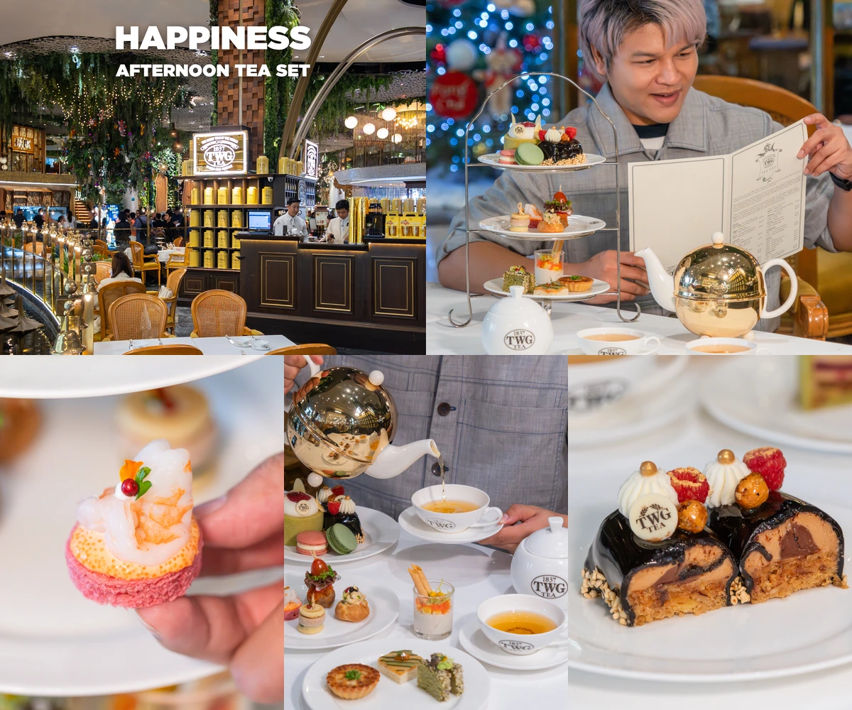 ภาพรีวิว TWG Tea • ICONSIAM — Happiness Afternoon Tea ที่นำชามาปรุงทั้งคาวหวาน