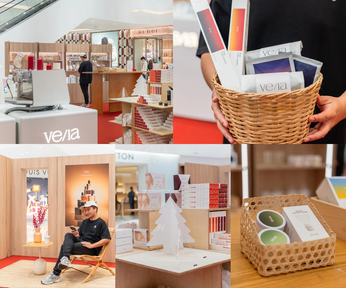 ภาพรีวิว VE/LA Holiday Pop-Up • Emporium — ป๊อปอัปกาแฟและของขวัญคริสต์มาสที่เอ็มโพเรียม
