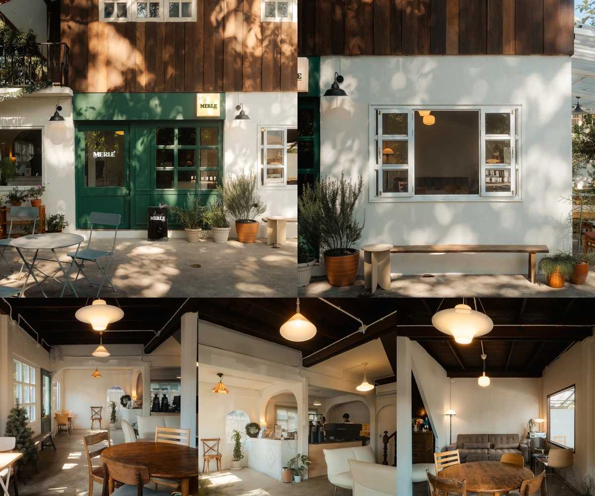 ภาพรีวิว Merle Coffee — คาเฟ่บ้านเก่าแสงสวยในสันทราย