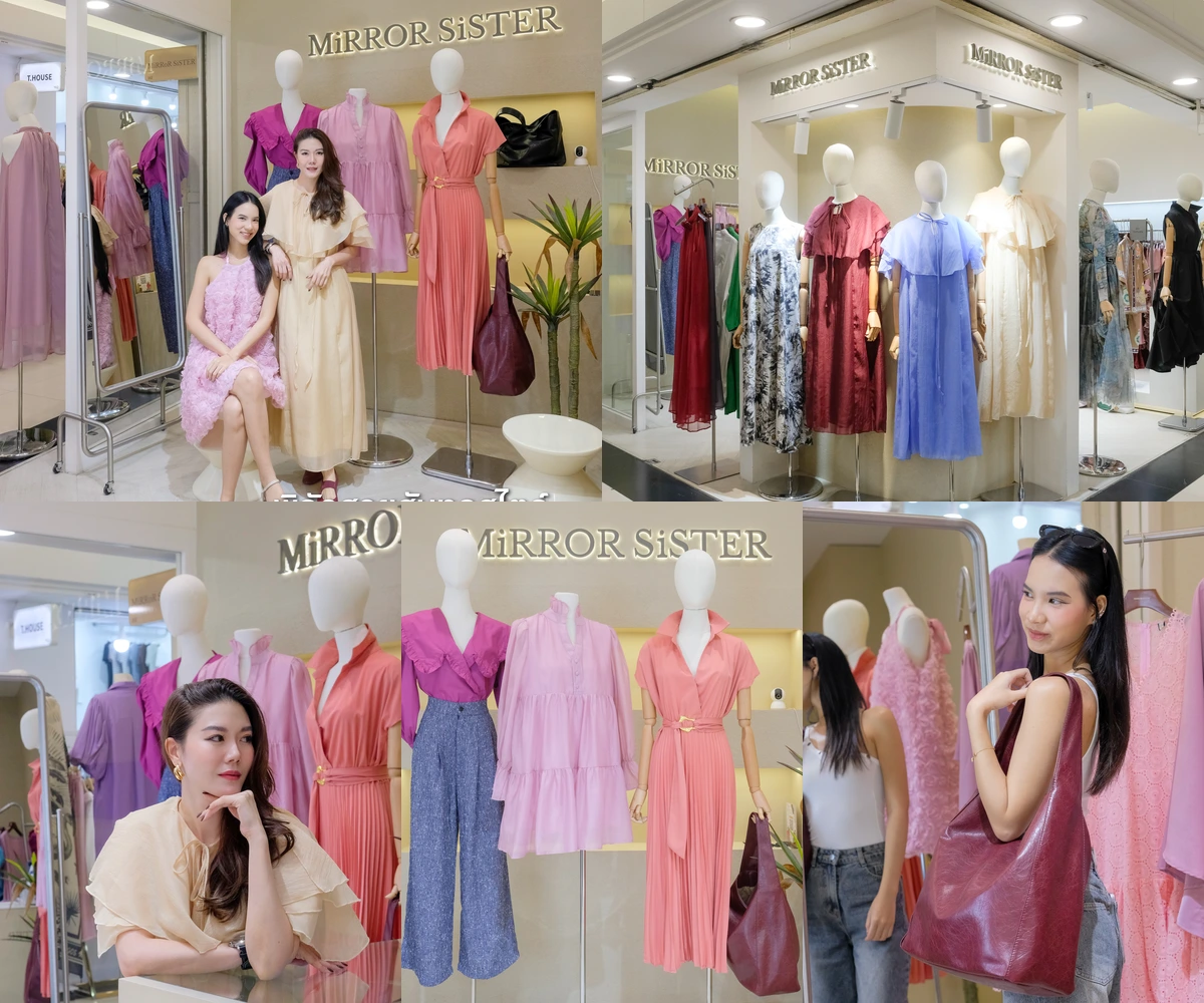ภาพรีวิว Mirror Sister • แพลตินัม — เดรสและเสื้อผ้าหลายสไตล์ที่แพลตินัม