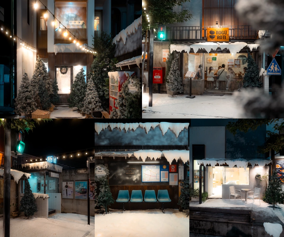 ภาพรีวิว Transit Number 8 • Winter — คาเฟ่กับฉากหิมะรับฤดูหนาว