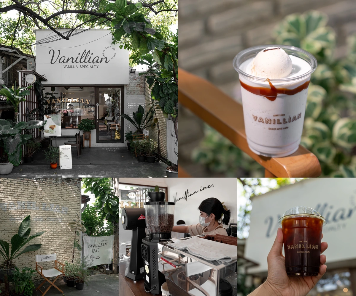 ภาพรีวิว Vanillian Inc. — คาเฟ่วานิลลาโทนขาวไม้ย่านอารีย์