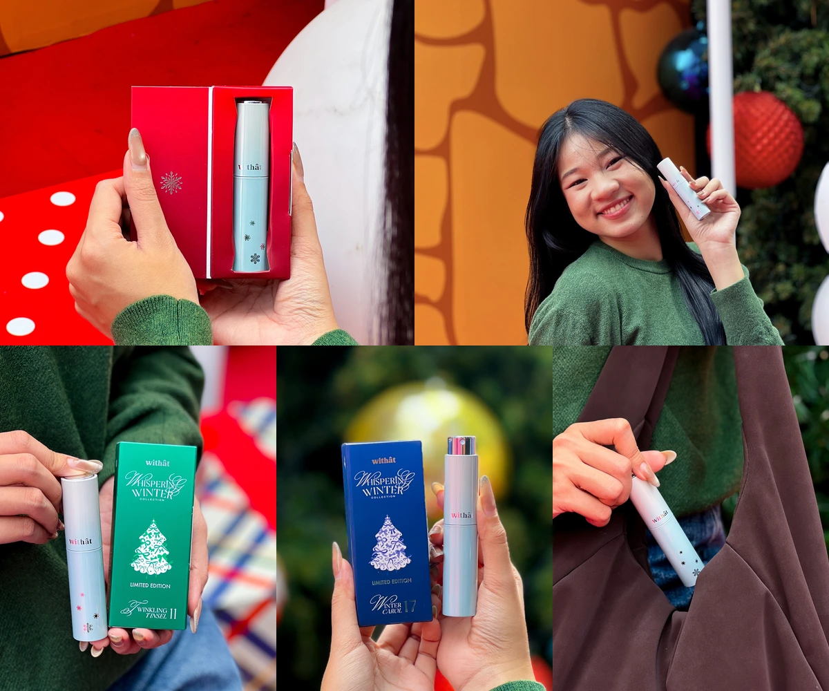 ภาพรีวิว WITHAT • Winter Collection — น้ำหอมพกพาสามกลิ่นในแพ็กเกจคริสต์มาส