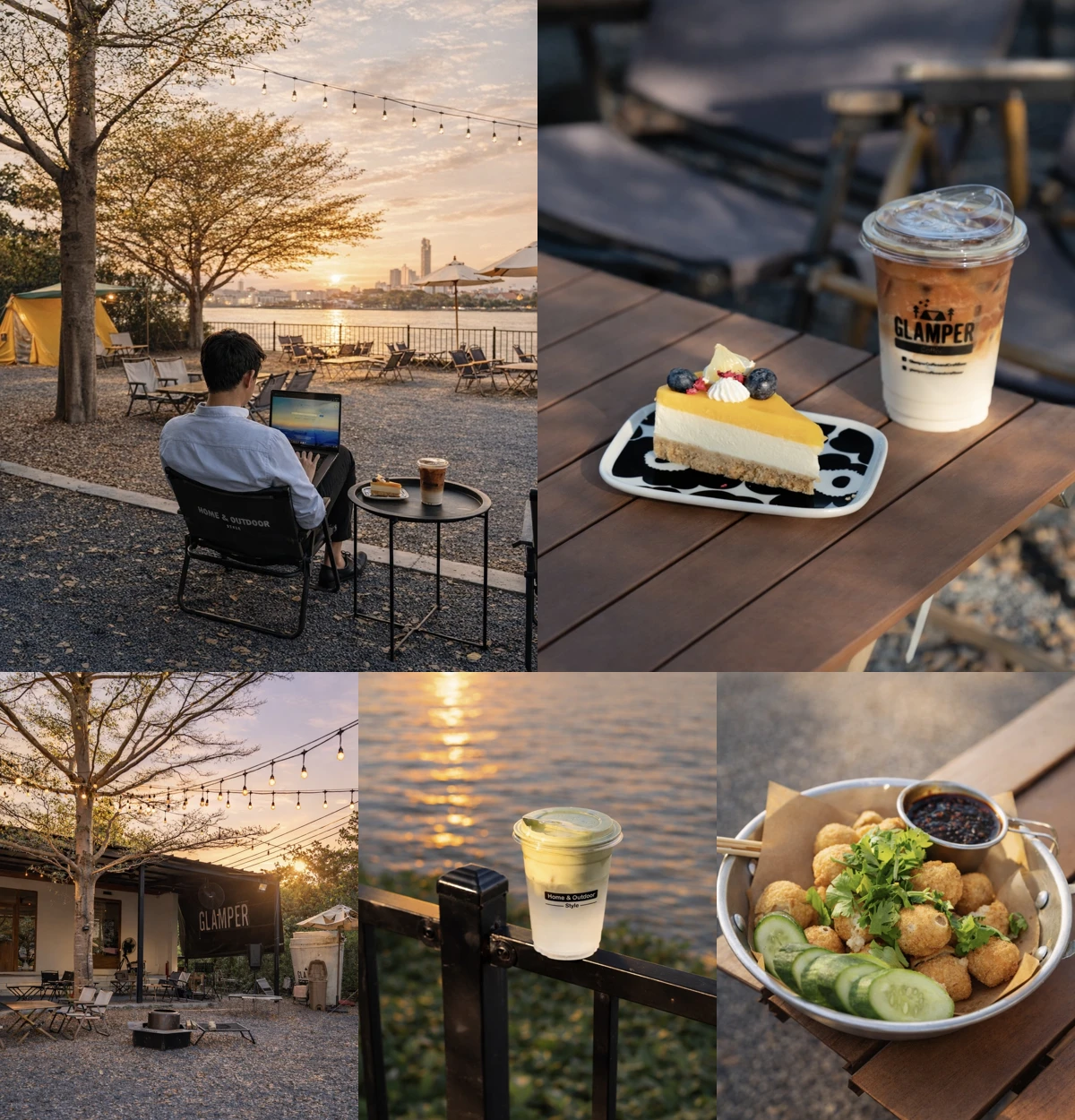 ภาพรีวิว Glamper Coffee & Craft Beer — คาเฟ่ฟีลแคมป์ในพระประแดง