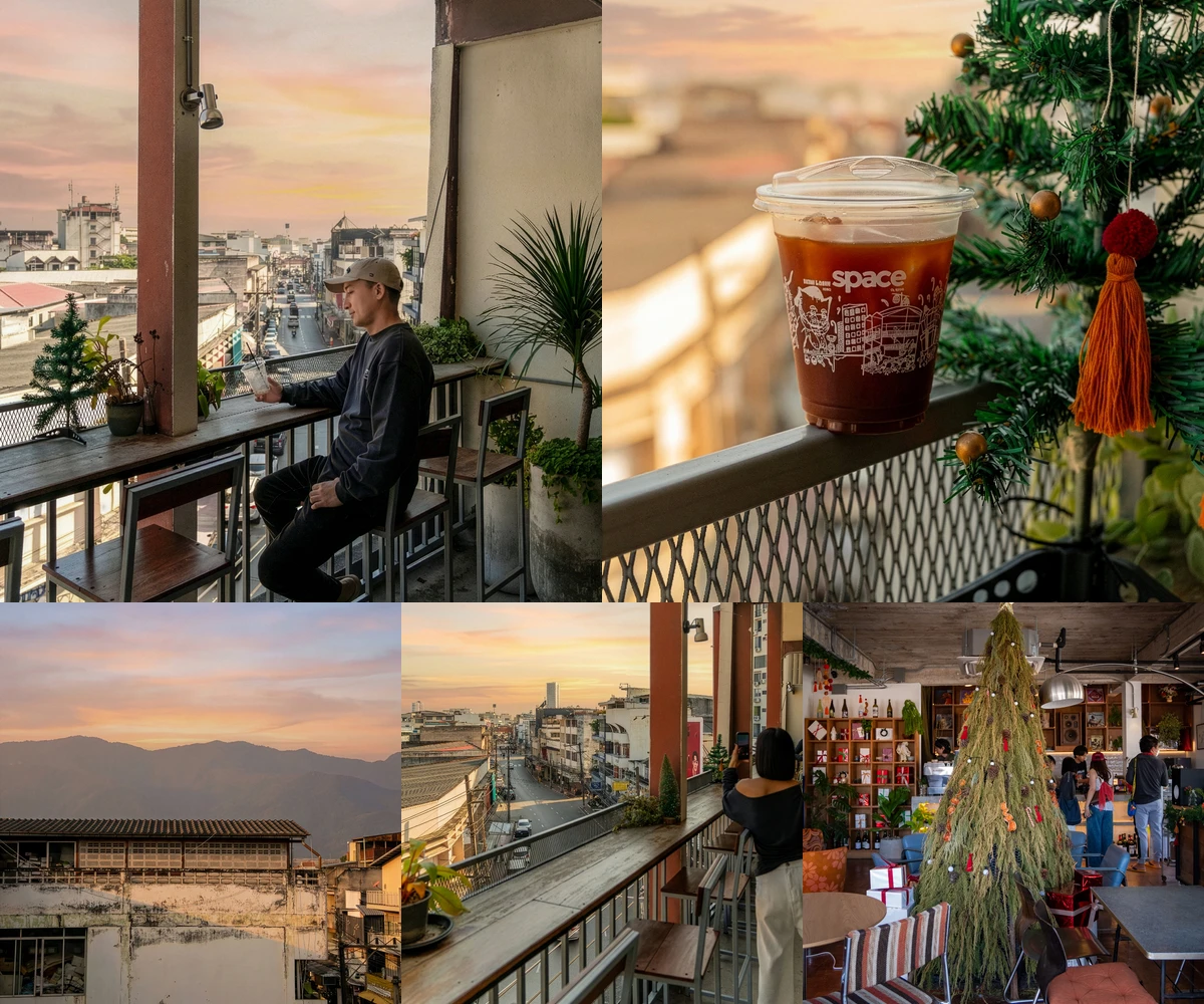 ภาพรีวิว HIDE LAND__SPACE — คาเฟ่และบาร์ดาดฟ้าย่านช้างม่อย