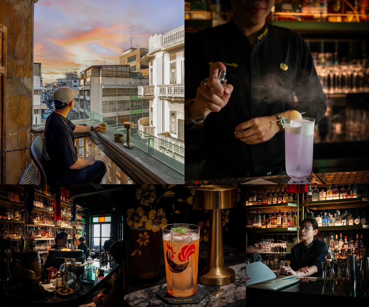ภาพรีวิว Opium Bar — ค็อกเทลบาร์บนตึกเก่าย่านทรงวาด
