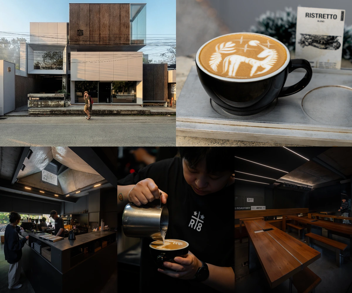 ภาพรีวิว Roast8ry Coffee Flagship Store — กาแฟสเปเชียลตี้ในนิมมานซอย 17
