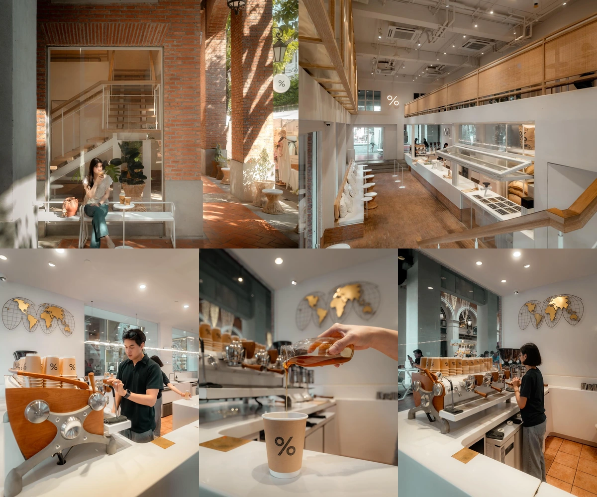 ภาพรีวิว % Arabica • One Nimman — เชียงใหม่ลาเต้กับน้ำผึ้งดอกกาแฟ