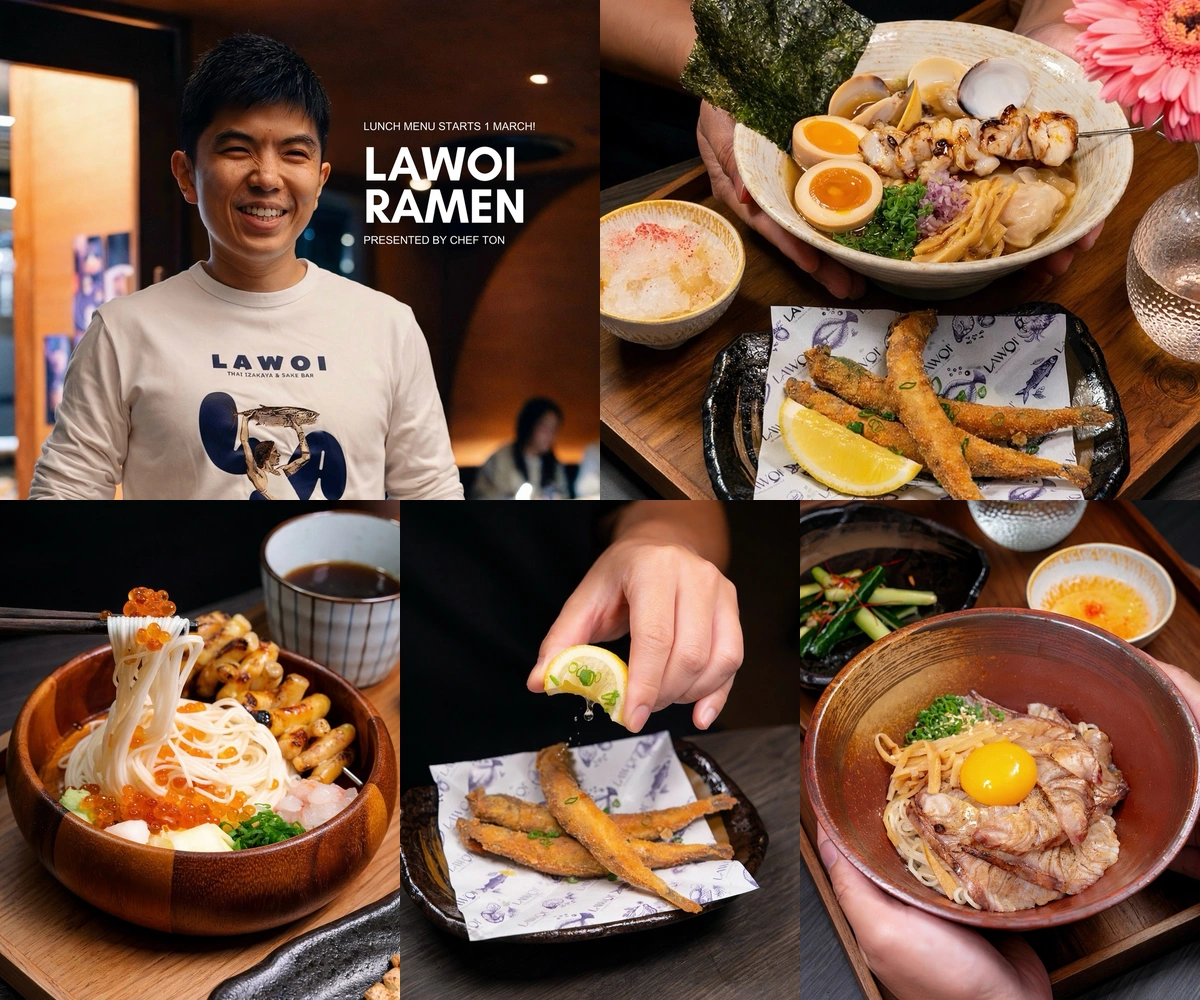 ภาพรีวิว Lawoi • Lunch Menu — ราเมงและโซเมนที่ Velaa หลังสวน
