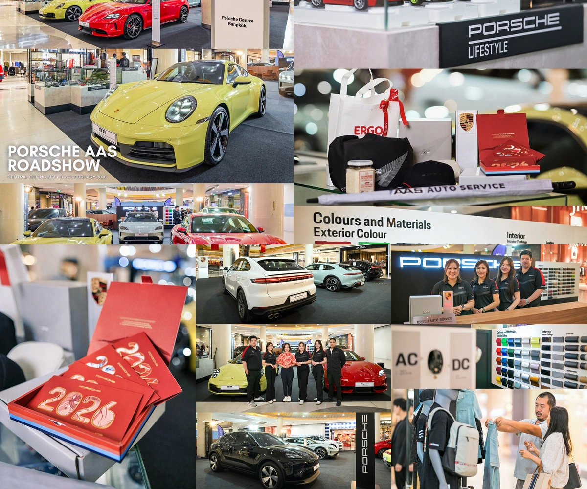 ภาพรีวิว Porsche AAS Roadshow • Chiangmai — รถปอร์เช่และกิจกรรมที่เซ็นทรัล