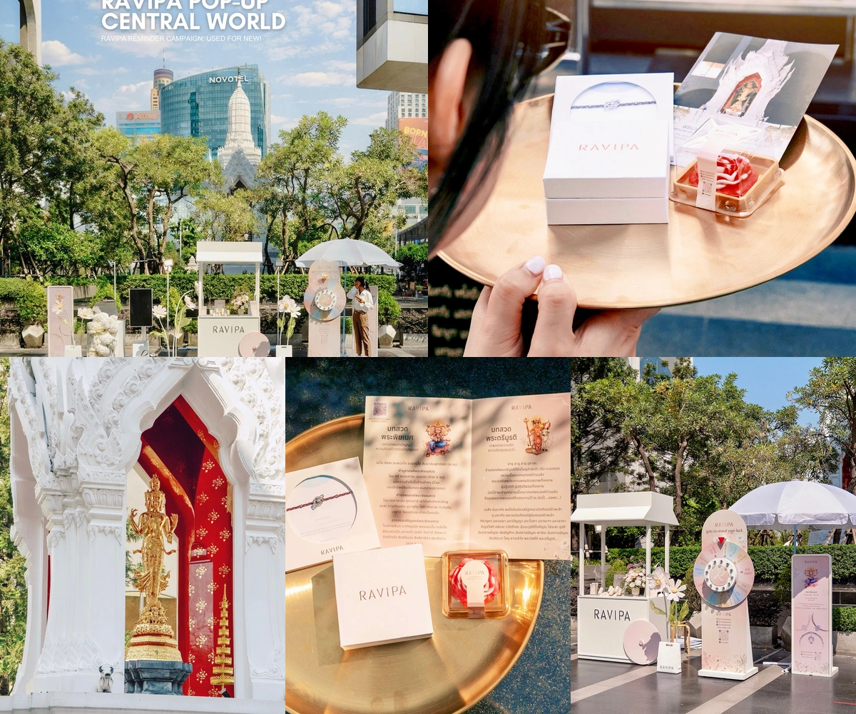 ภาพรีวิว RAVIPA Pop-up • CentralWorld — เครื่องประดับและกิจกรรมวาเลนไทน์