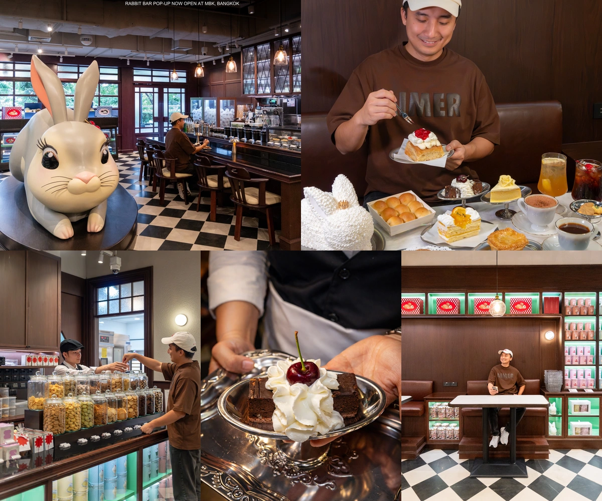 ภาพรีวิว S&P 1973 • Rabbit Bar Pop-up — คาเฟ่เรโทรธีมกระต่ายใน MBK