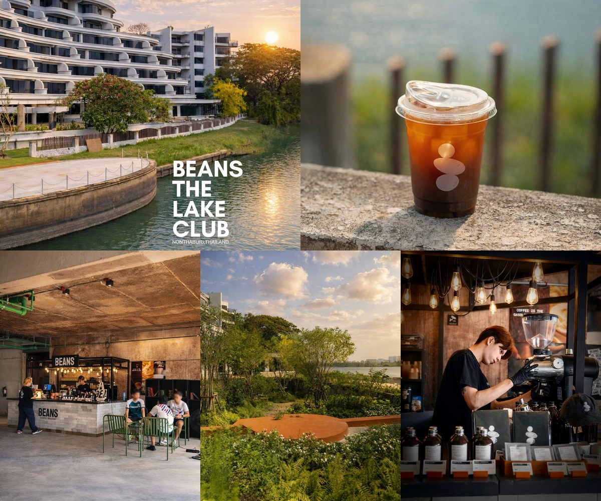 ภาพรีวิว BEANS The Lake Club — คาเฟ่ริมทะเลสาบบอนด์สตรีท