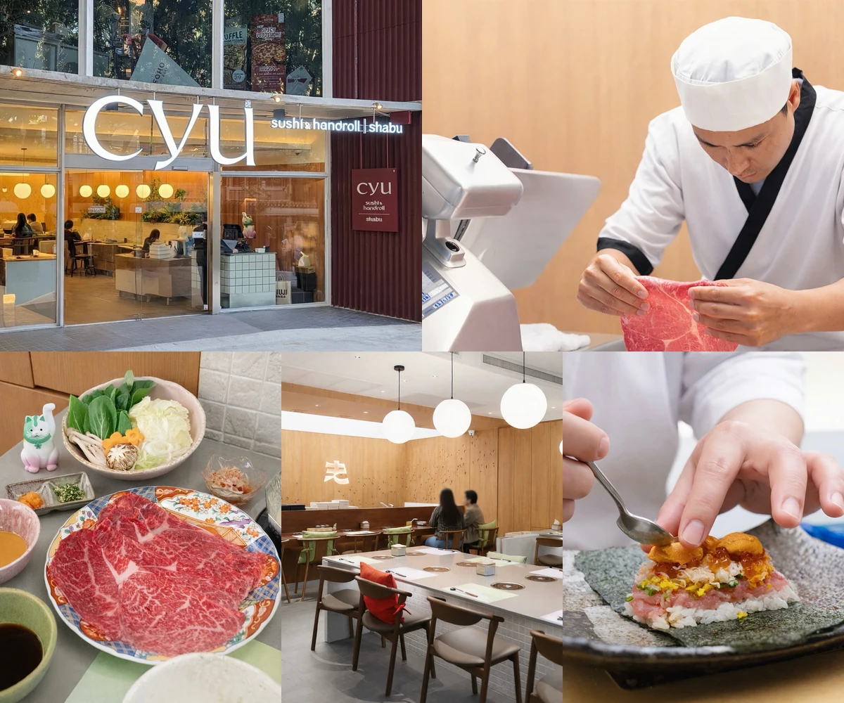 ภาพรีวิว CYU Sushi & Handroll — แฮนด์โรลและชาบูที่ศาลาแดง