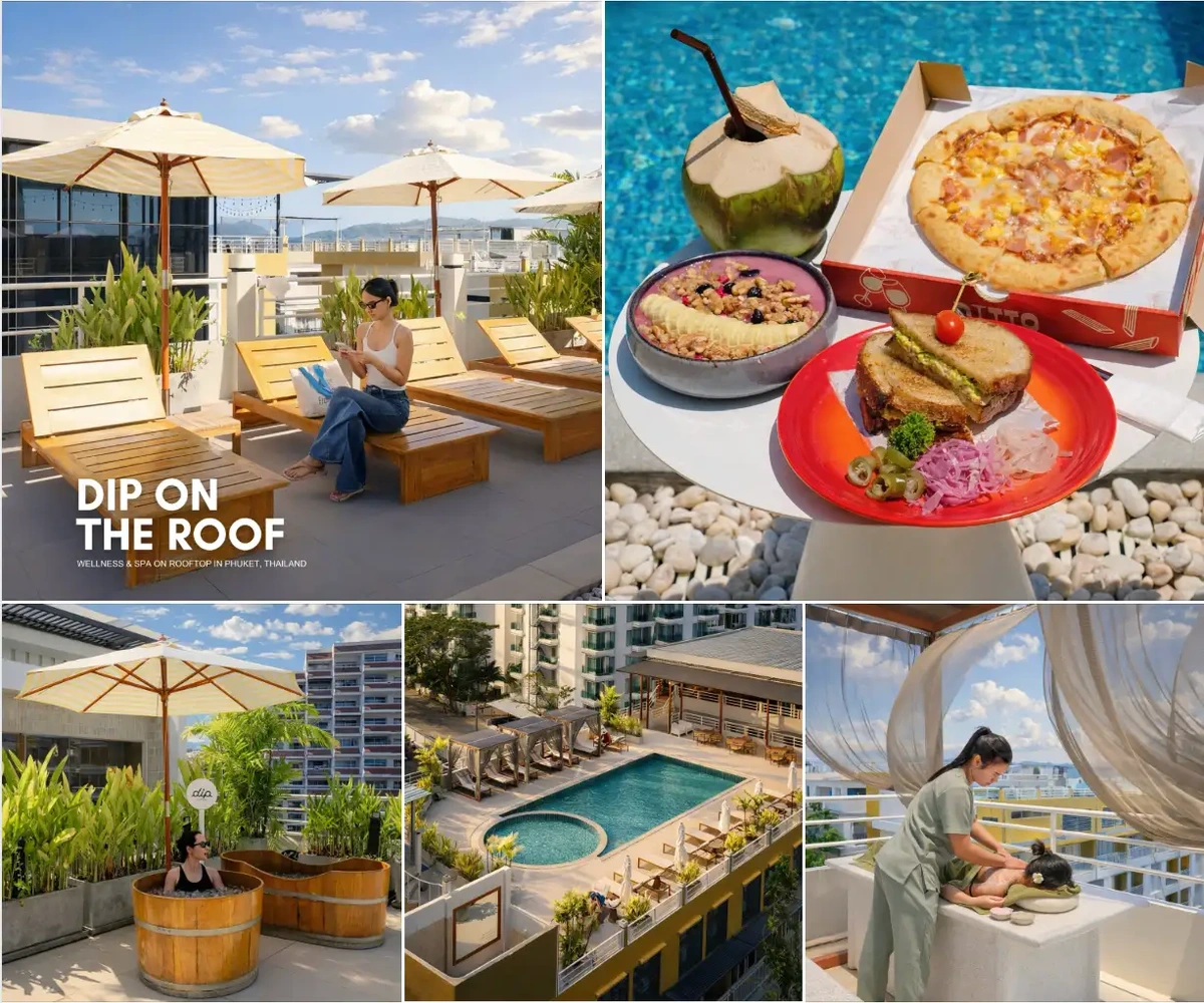 ภาพรีวิว DIP On The Roof Phuket — เวลเนส สปา และอาหารบนรูฟท็อป