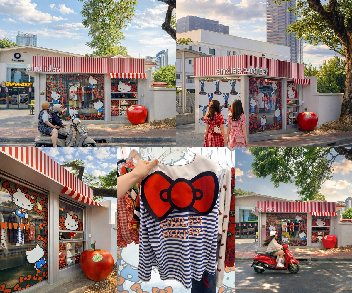 ภาพรีวิว Endless Holiday × Hello Kitty — คาเฟ่ธีมเฮลโลคิตตี้ในอารีย์
