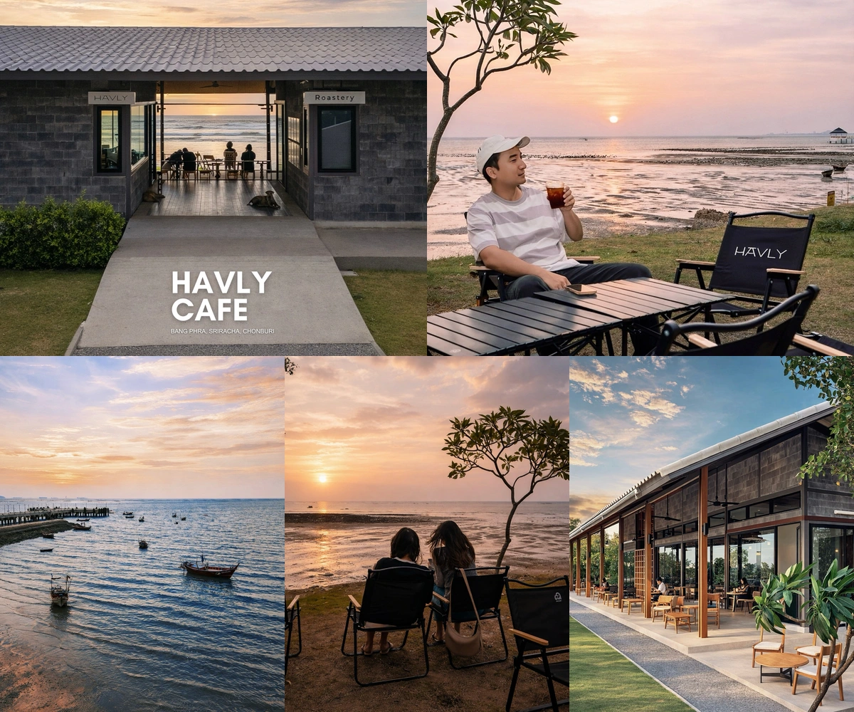 ภาพรีวิว HAVLY Cafe — คาเฟ่ริมทะเลบางพระ