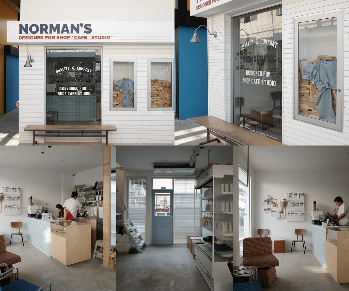 ภาพรีวิว Norman’s Collective — คาเฟ่และสตูดิโอหลังตึกแดง