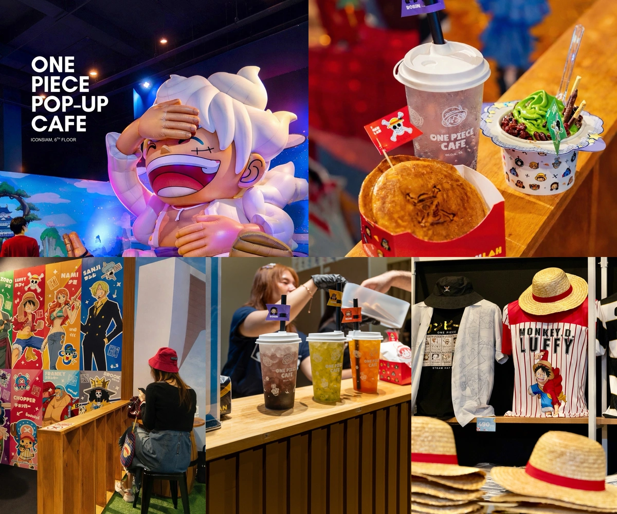 ภาพรีวิว ONE PIECE POP-UP CAFE • ICONSIAM — คาเฟ่ธีมวันพีซที่ไอคอนสยาม