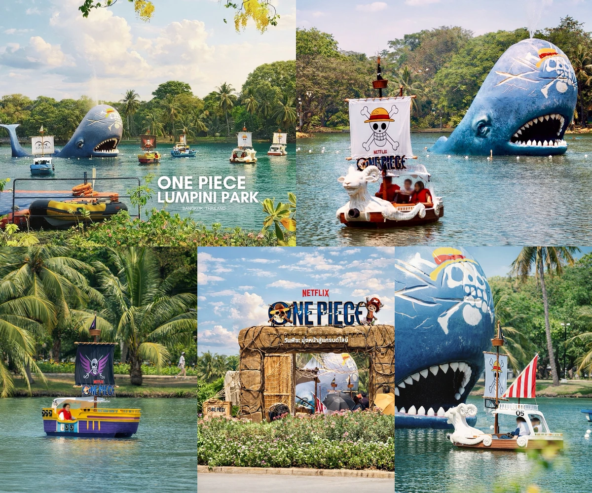 ภาพรีวิว ONE PIECE • สวนลุมพินี — อีเวนท์วันพีซกลางสวนลุมพินี