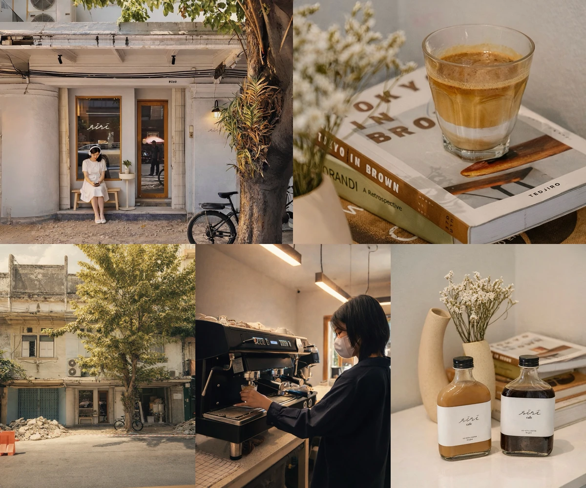 ภาพรีวิว riri cafe bkk — คาเฟ่มินิมอลเล็กๆ บนถนนราชวงศ์
