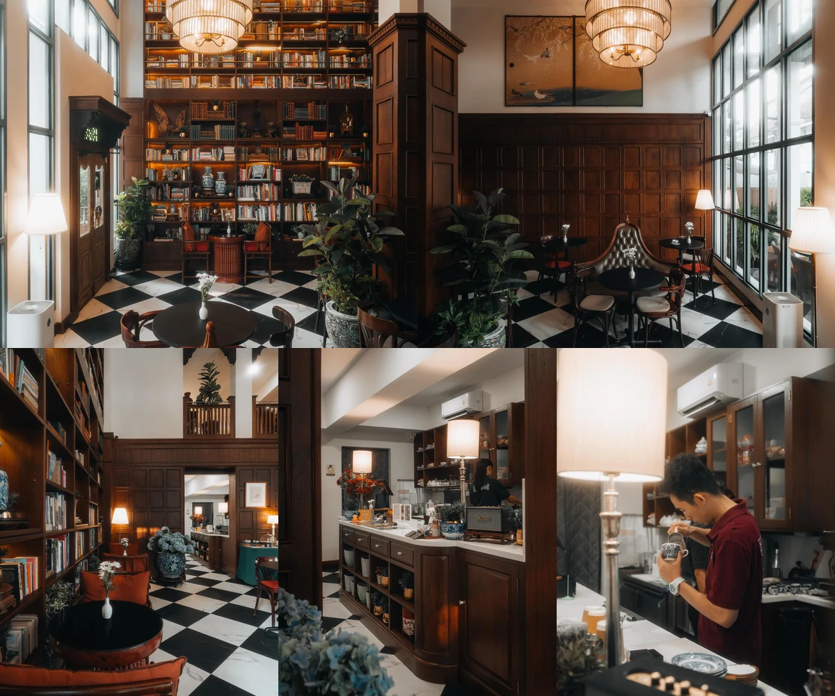 ภาพรีวิว Capulus Chiang Mai — คาเฟ่ฟีลห้องสมุดในเมืองเก่า