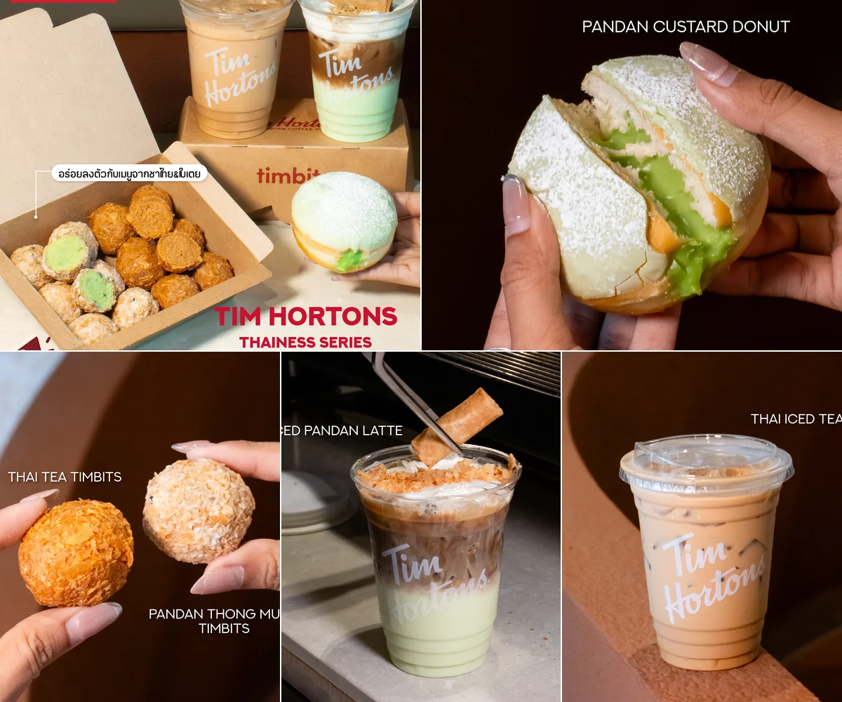 ภาพรีวิว Tim Hortons • THAINESS Series — เมนู THAINESS Series ของ Tim Hortons