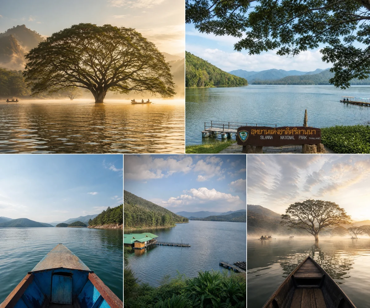 ภาพรีวิว ต้นฉำฉากลางน้ำ — จุดชมต้นฉำฉากลางน้ำในเชียงใหม่