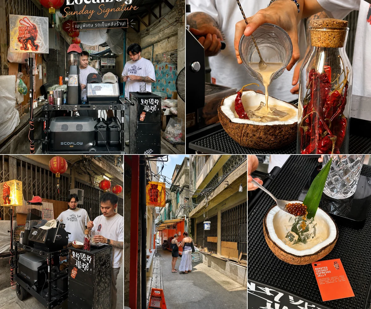 ภาพรีวิว LOCAL BOYS • Songwat Pop-up — ป๊อปอัปกาแฟวันอาทิตย์ในทรงวาด