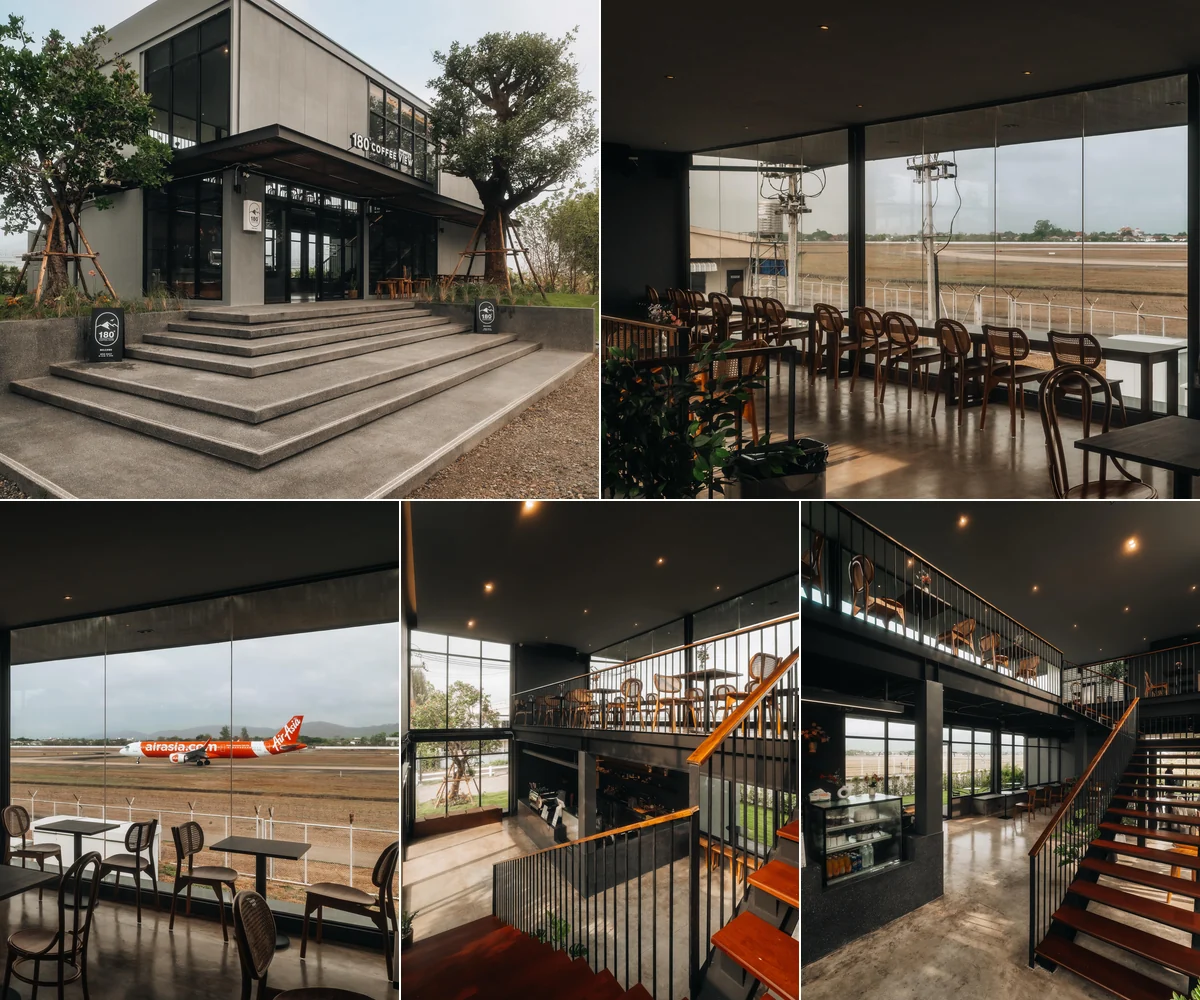 ภาพรีวิว 180 COFFEE VIEW — คาเฟ่ชมเครื่องบินในเชียงใหม่