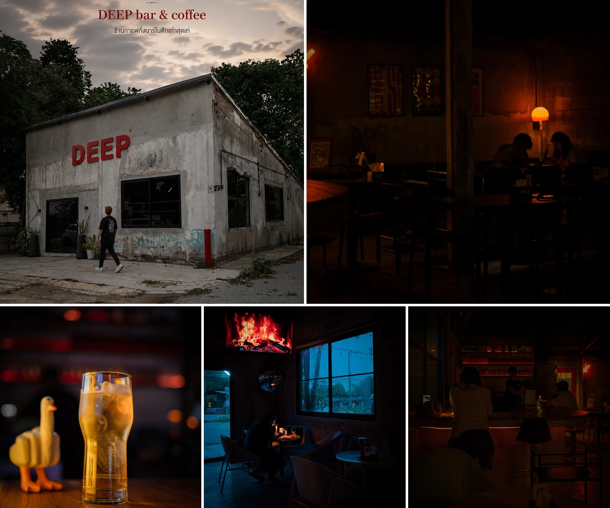 ภาพรีวิว DEEP bar & coffee — คาเฟ่ อาหาร และบาร์ในตึกเก่าย่านศรีราชา