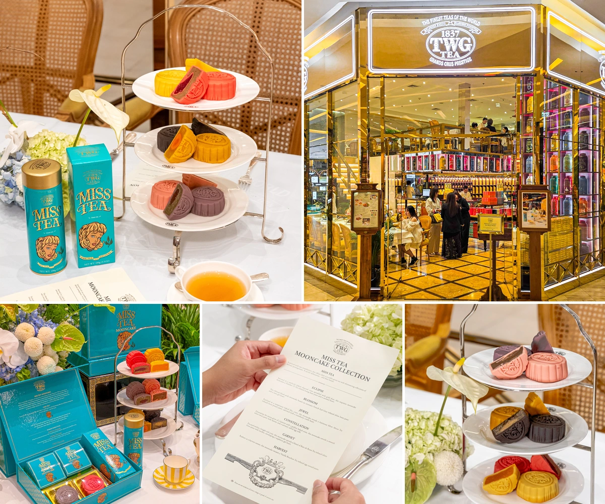 ภาพรีวิว TWG Tea • Miss Tea Mooncake Collection — ชาและขนมไหว้พระจันทร์หกรส