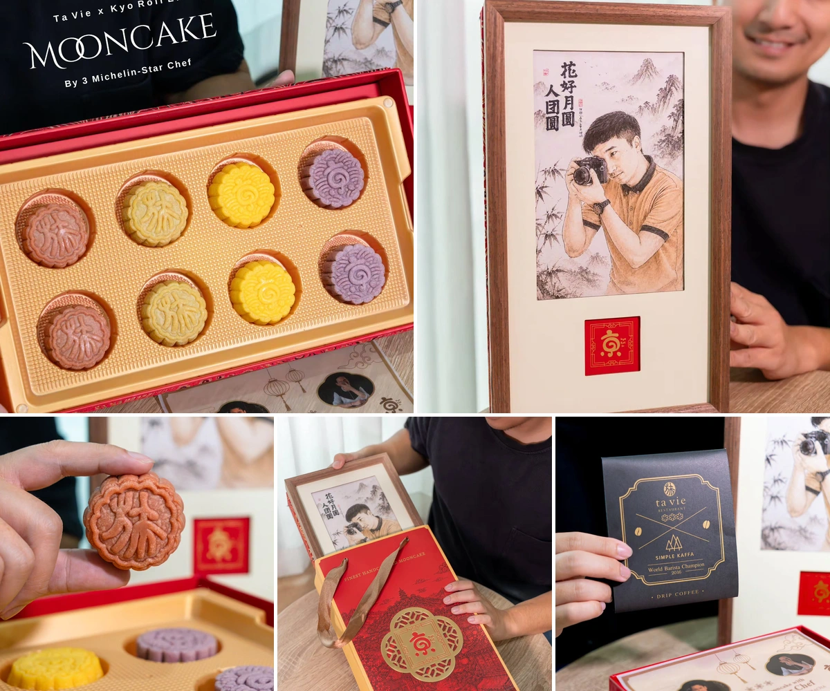 ภาพรีวิว Kyo Roll En × Ta Vie • Mooncake — ขนมไหว้พระจันทร์โดยเชฟ Hideaki Sato