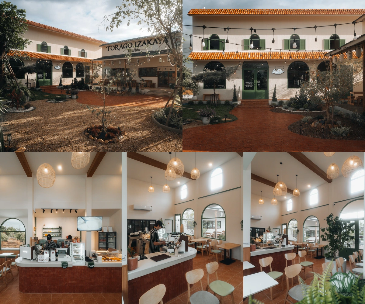 ภาพรีวิว Kinn Kaffe & Bake — คาเฟ่เพดานสูงและเบเกอรีในสันทราย