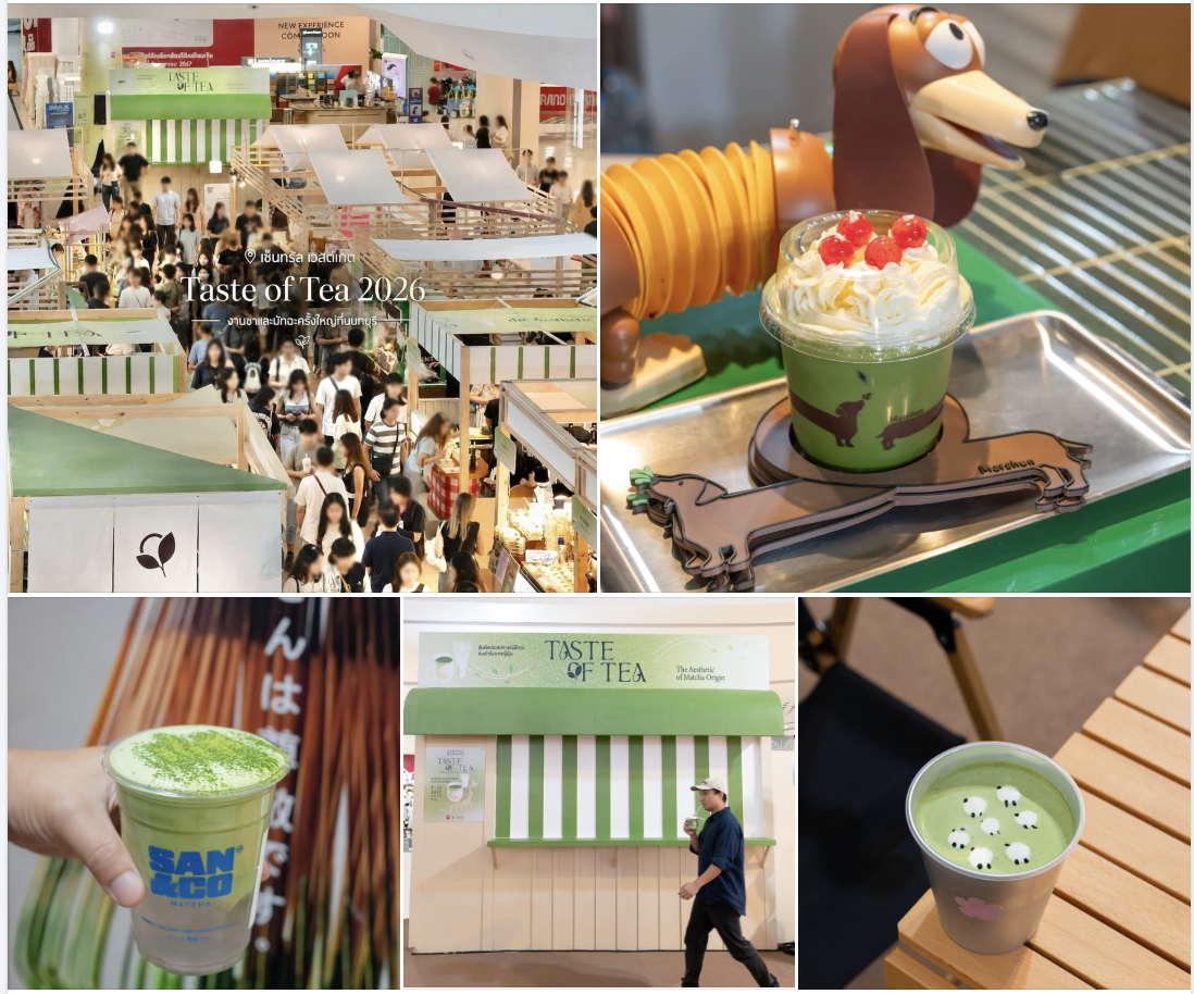 ภาพรีวิว Taste of Tea 2026 • Central Westgate — งานชาและมัทฉะที่เซ็นทรัล เวสต์เกต