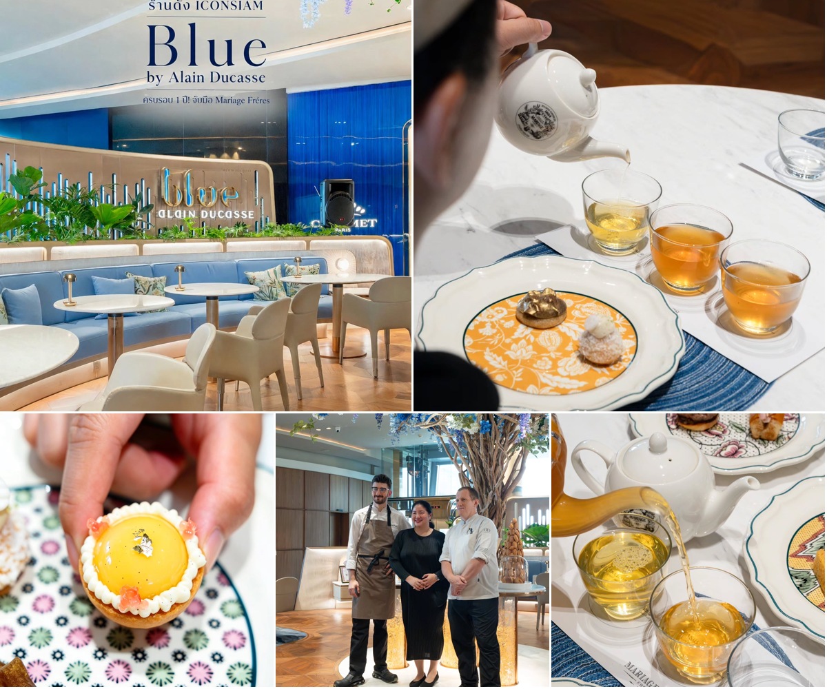 ภาพรีวิว Blue by Alain Ducasse • Tea Pairing — ฉลองหนึ่งปีบลูด้วยเมนูชา