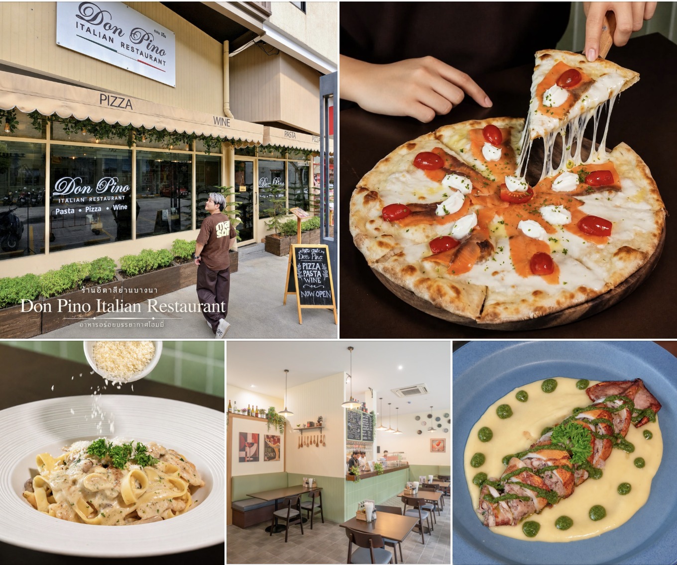 ภาพรีวิว Don Pino • For You Park Bangna — อาหารอิตาเลียนในบ้านบรรยากาศอบอุ่น