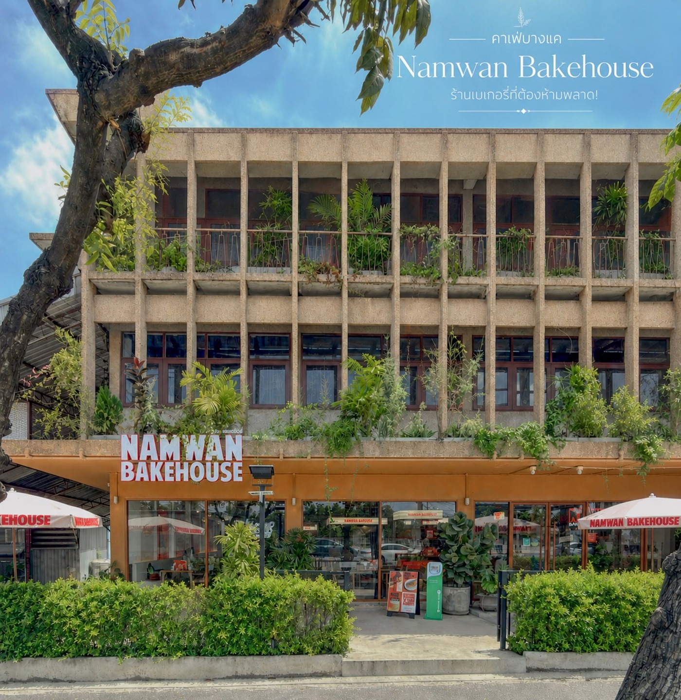 ภาพรีวิว Namwan Bakehouse — เบเกอรี่และอาหารในร้านอบอุ่น