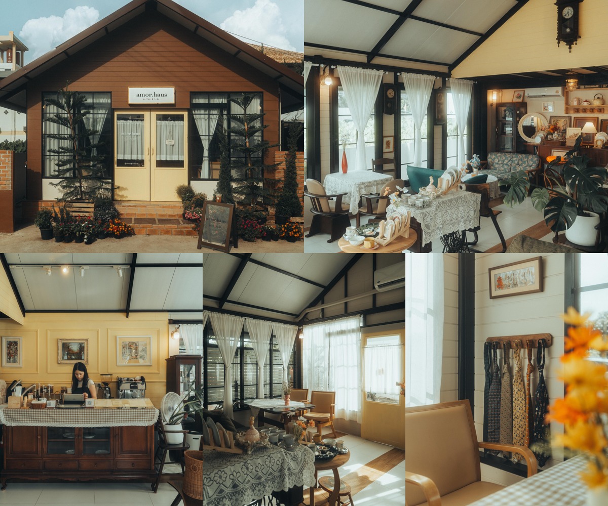 ภาพรีวิว amor.haus coffee & frds. — คาเฟ่บ้านวินเทจสไตล์กระท่อมยุโรป