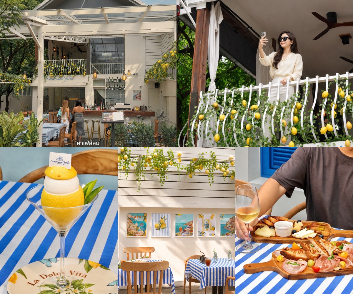 ภาพรีวิว Lemon & Garlic — บรันช์ฟีลยุโรปและสวนเลมอนย่านสีลม