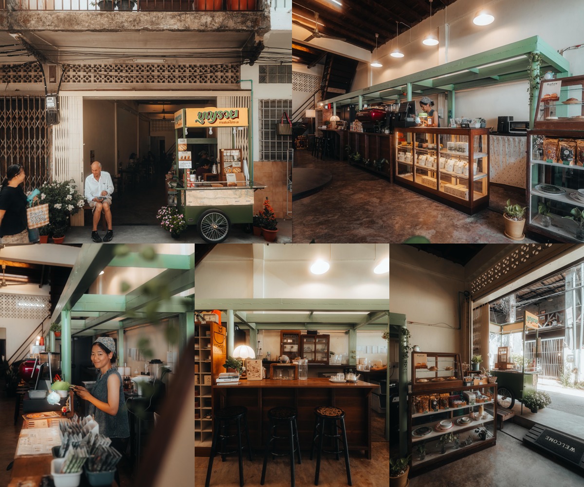 ภาพรีวิว Boonruay — กาแฟและไข่กระทะในอาคารเก่าใกล้ตลาดวโรรส