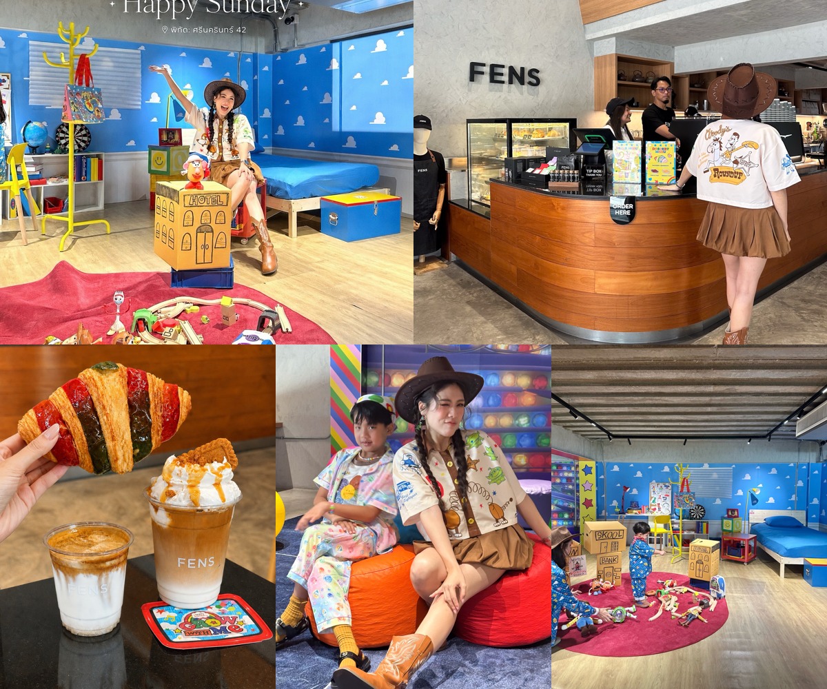 ภาพรีวิว Fens Cafe • Happy Sunday x Pixar — ธีม Grow With Me ฉลอง 40 ปี Pixar
