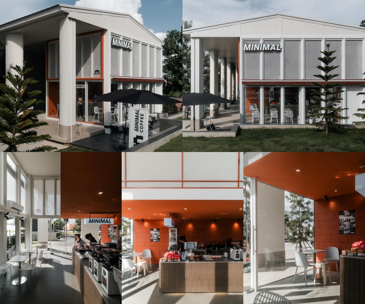 ภาพรีวิว MINIMAL COFFEE • FAMO YARD — สาขาโทนมินิมอลในโครงการ FAMO YARD