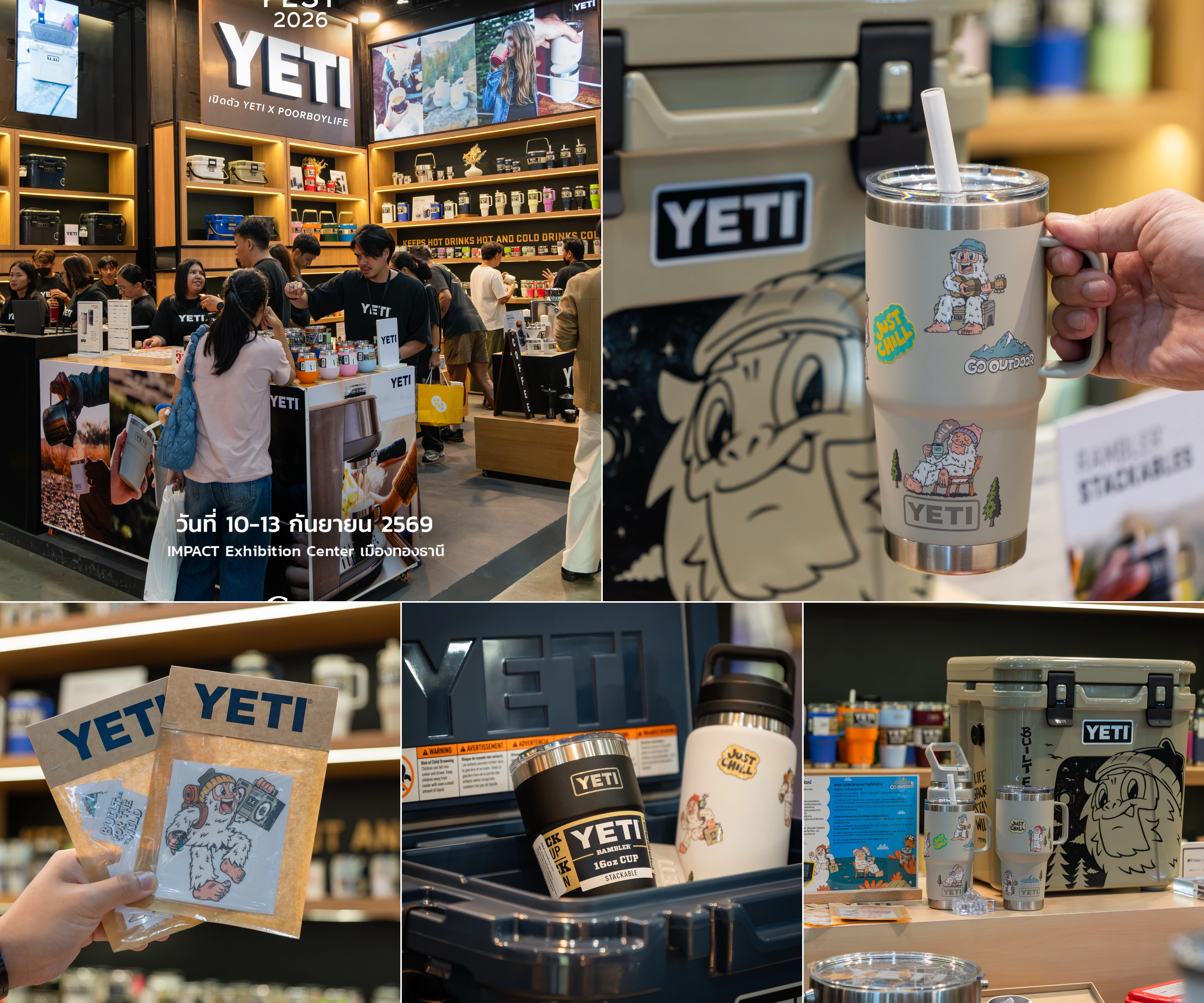 ภาพรีวิว YETI Thailand × POORBOY — กิจกรรมแต่งแก้ว YETI × POORBOY